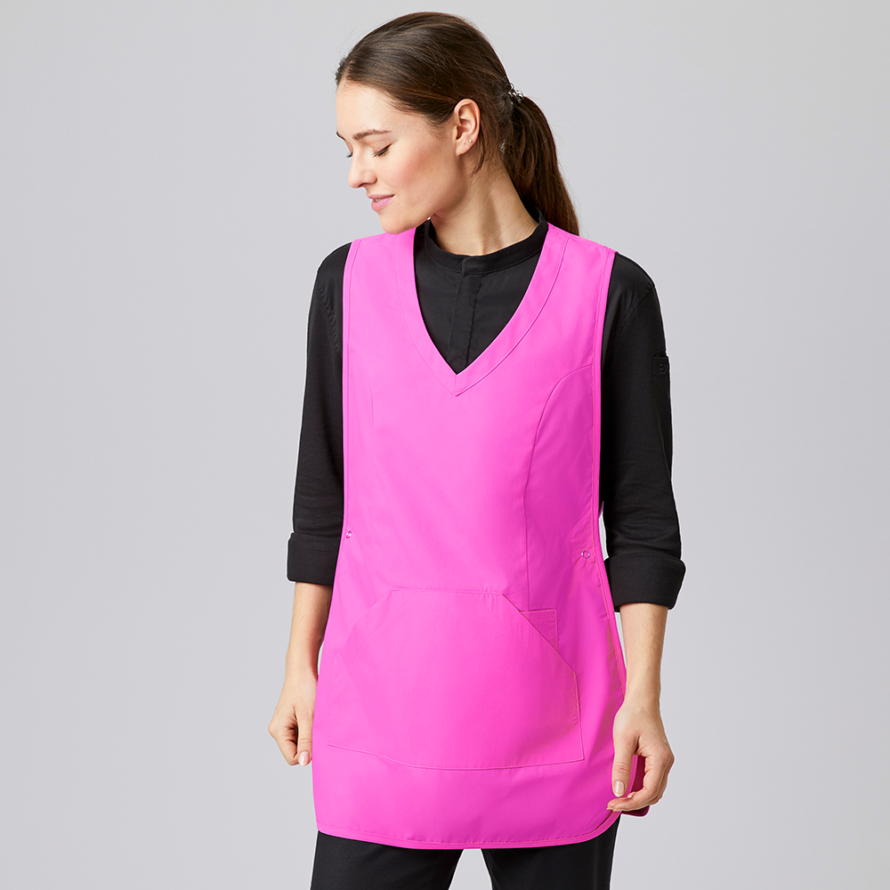 Überwurfschürze, hot pink