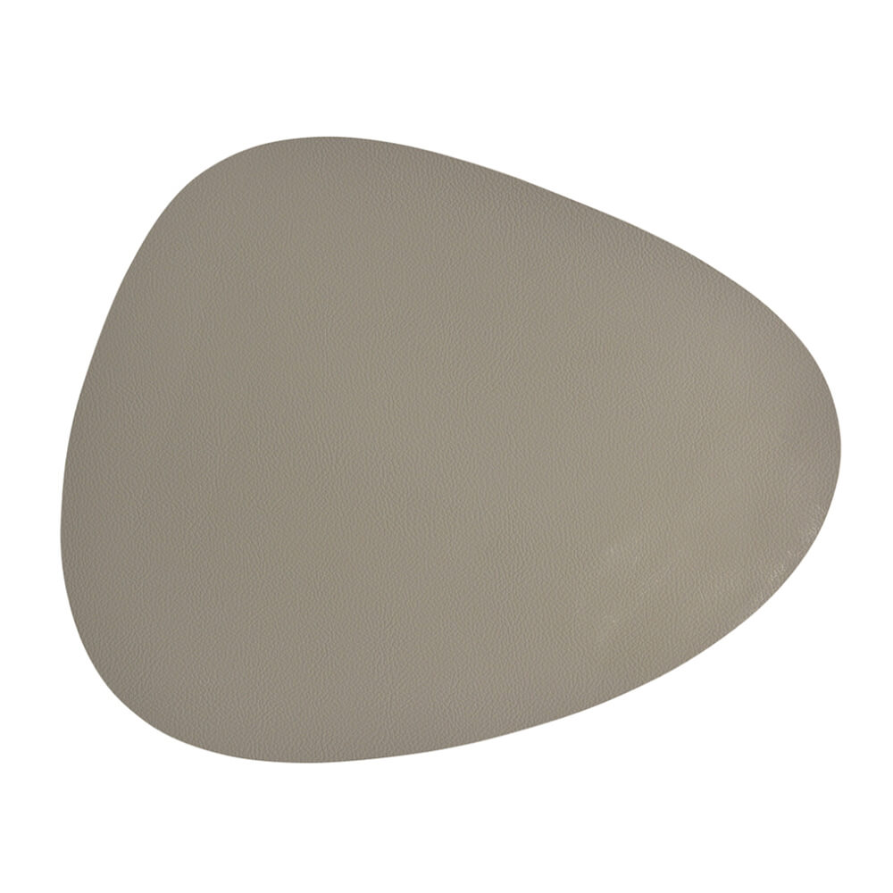 Platzset oval 40 x 33 cm silbergrau 6 Stück