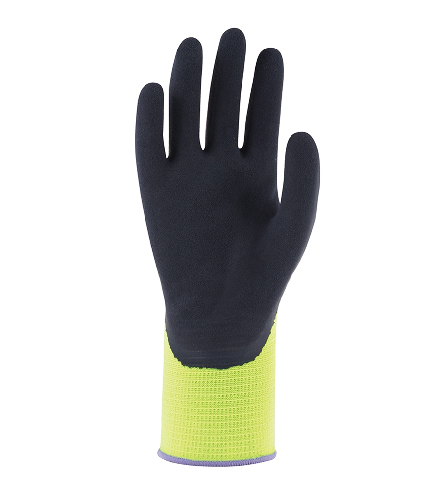 TOWA® Polyester-Feinstrickhandschuhe ActivGrip™ Lite gelb/dunkelgrau