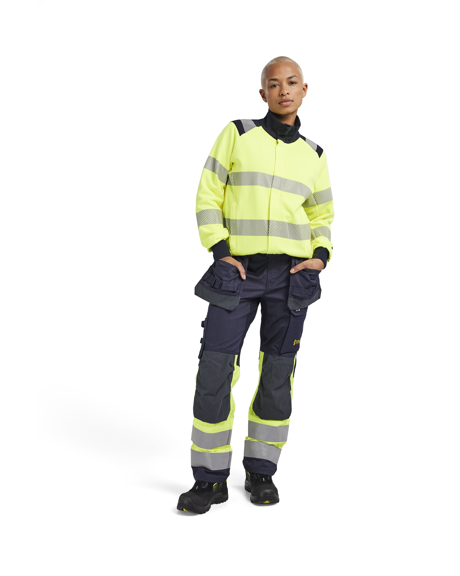 Damen High Vis Multinorm Sweatjacke Inhärent