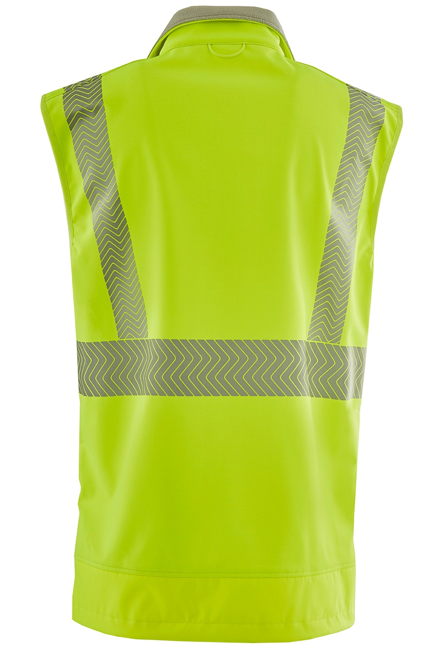 4PROTECT® Warnschutz-Softshellweste PARAMUS leuchtgelb