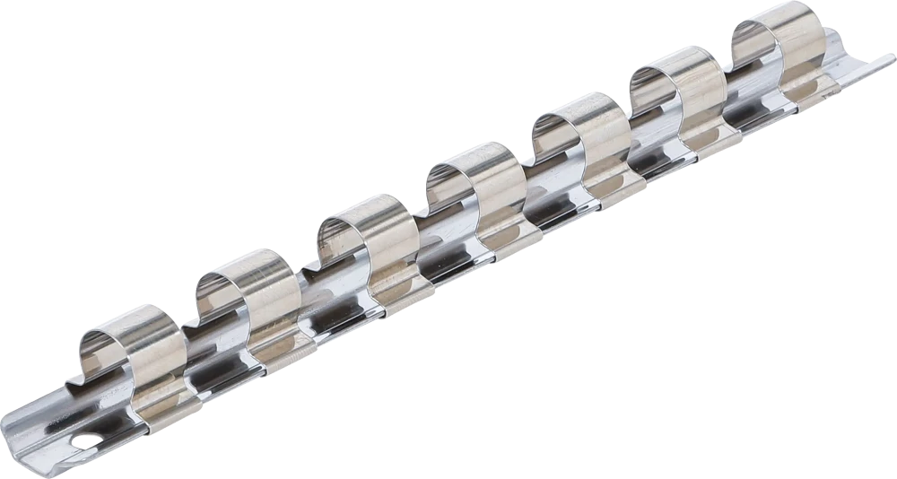Aufsteckschiene mit 7 Clips, 12,5 mm (1/2")