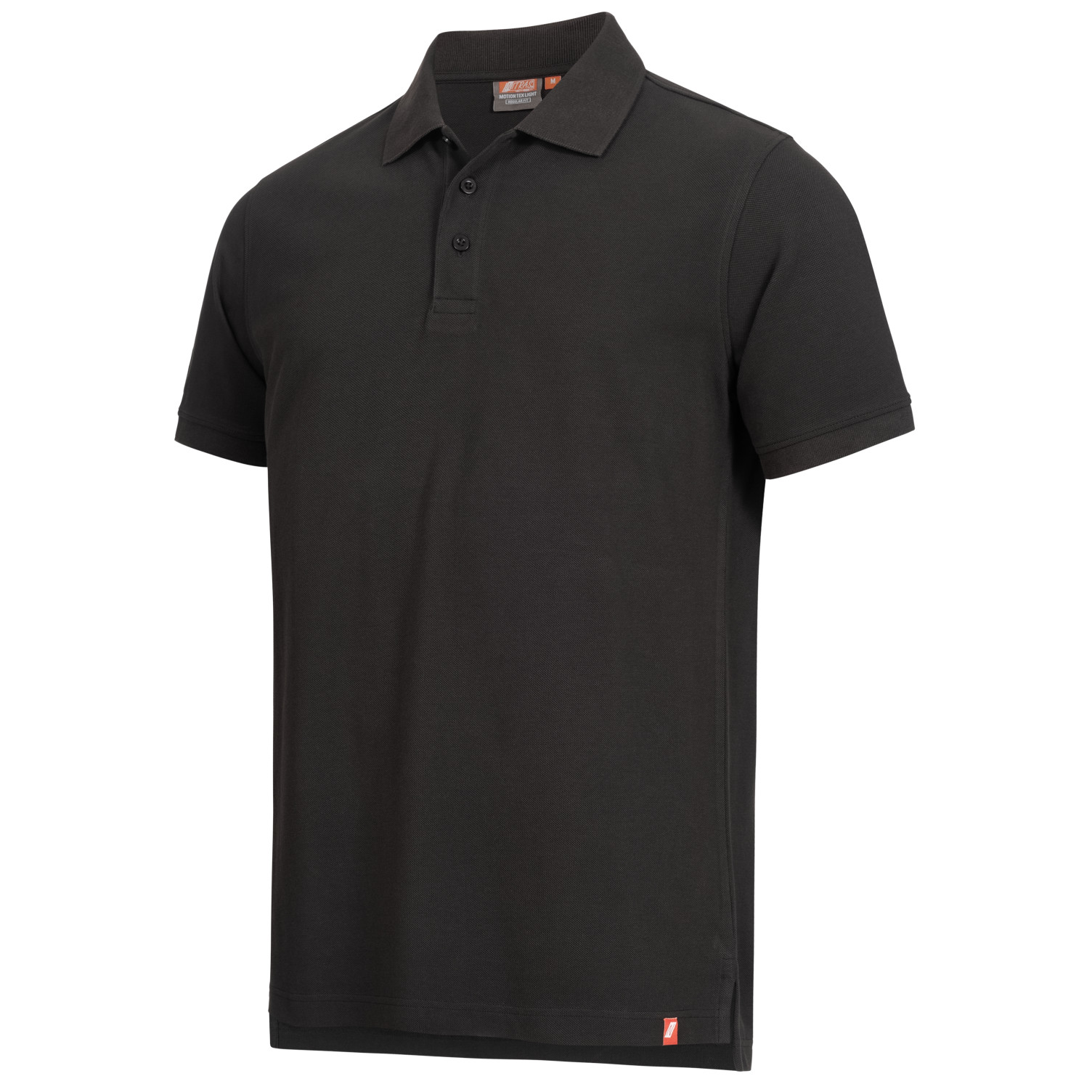 Poloshirt MOTION TEX LIGHT schwarz / uni