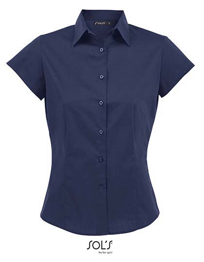 Bluse – Women´s Stretch-Blouse Excess Short Sleeve