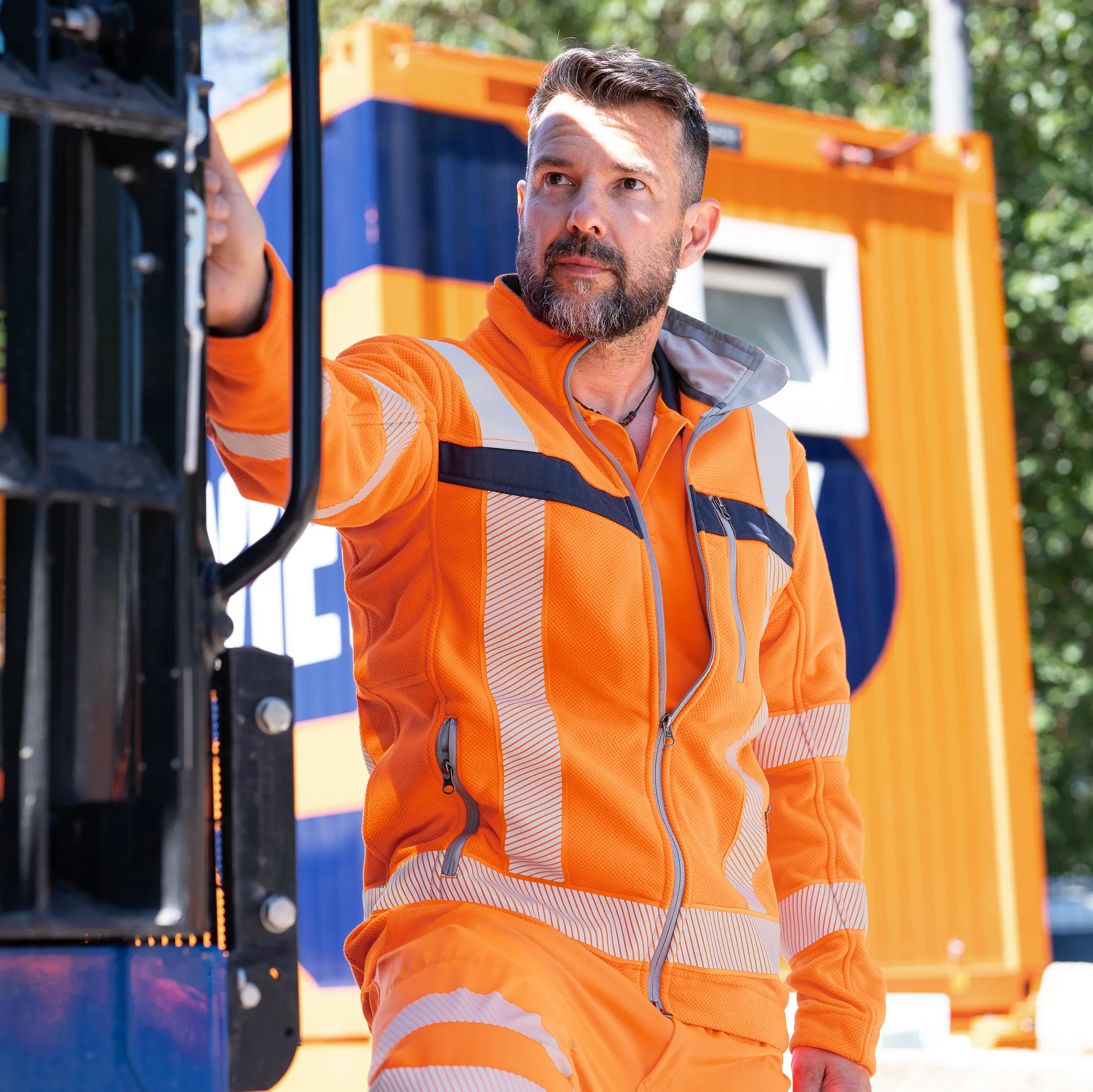 Fleecejacke "Allround-Warnschutz" mit PSA-Schutzklasse 3