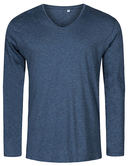 Men´s V-Neck T-Shirt Long Sleeve