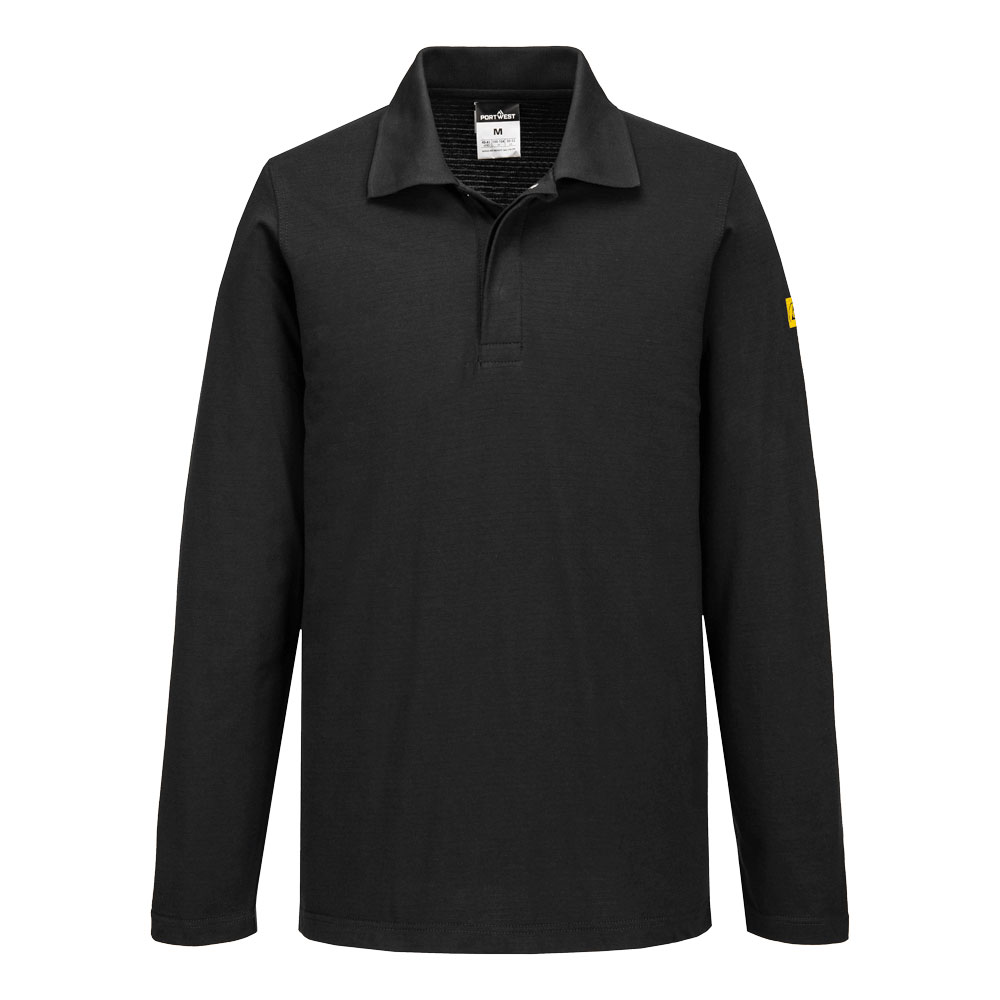 Antistatisches ESD-Poloshirt langarm