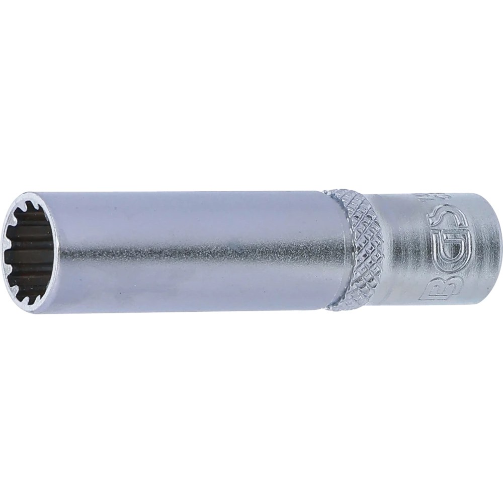 Steckschlüssel-Einsatz Gear Lock, tief, Antrieb Innenvierkant 6,3 mm (1/4"), SW 8 mm