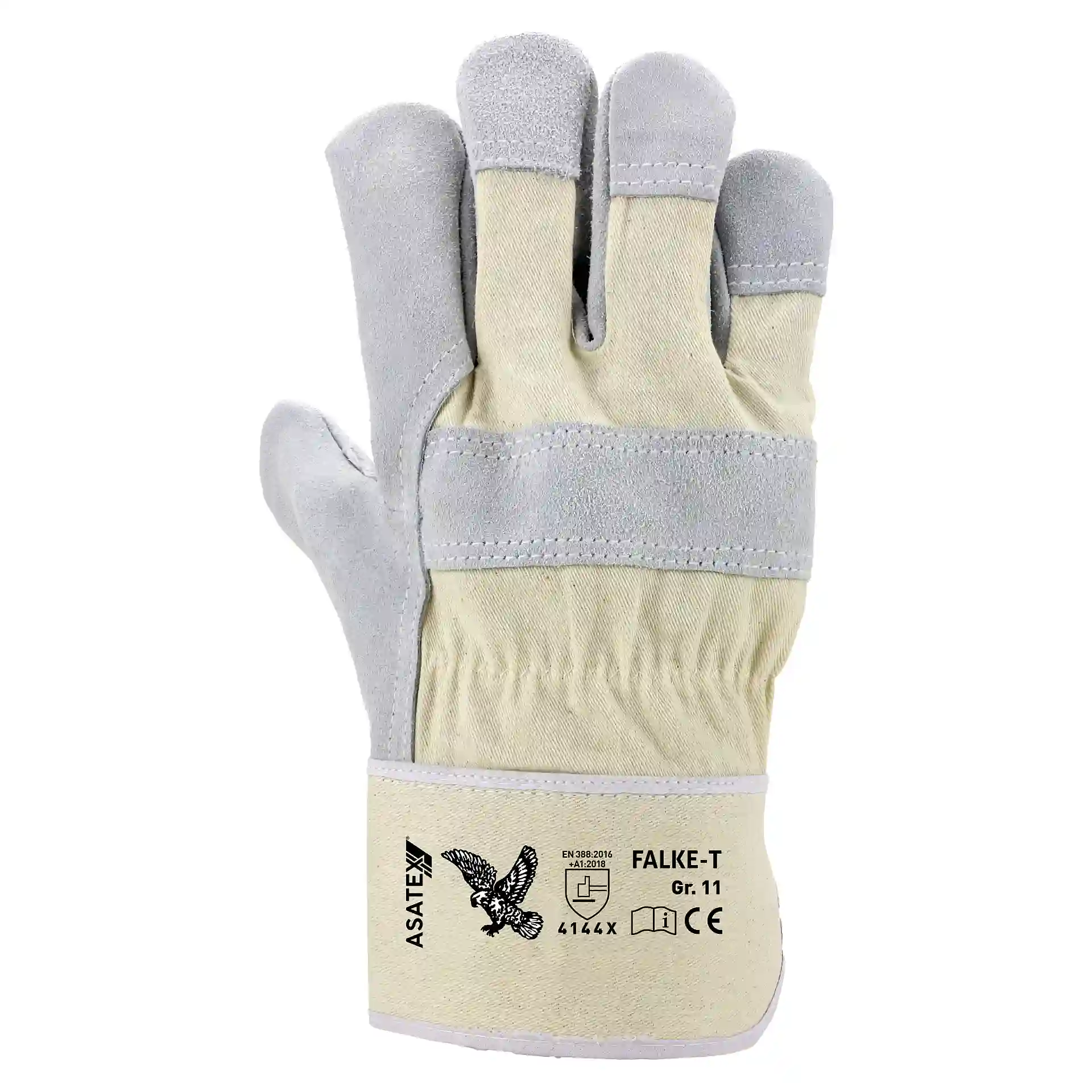 Rindspaltleder-Handschuh FALKE-T