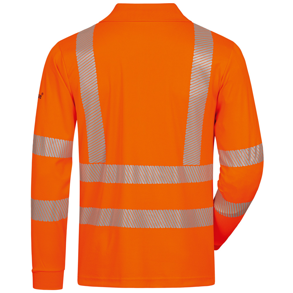 UV- und Warnschutz Langarm Polo-Shirt Harlingen