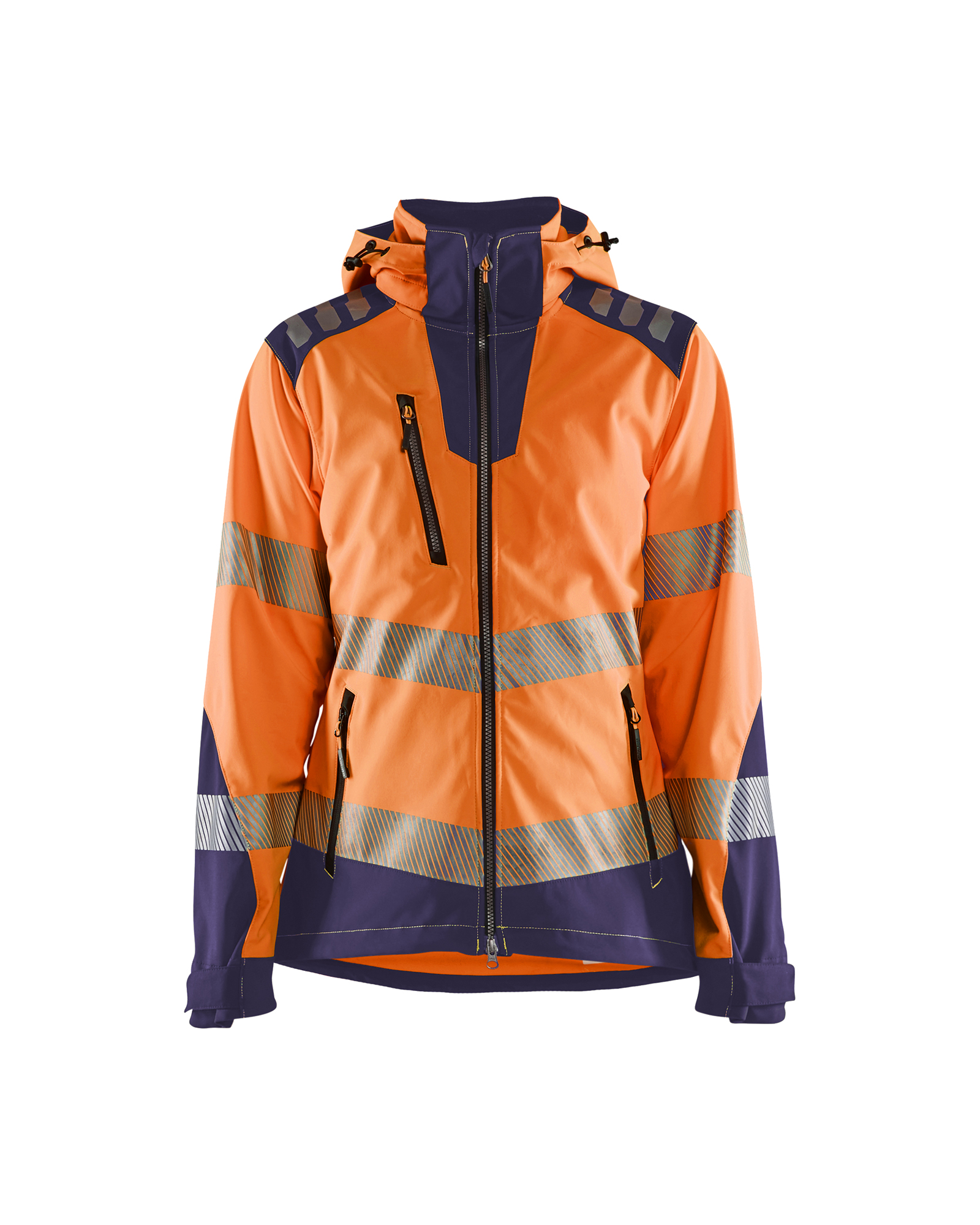 Damen High Vis Softshell Jacke