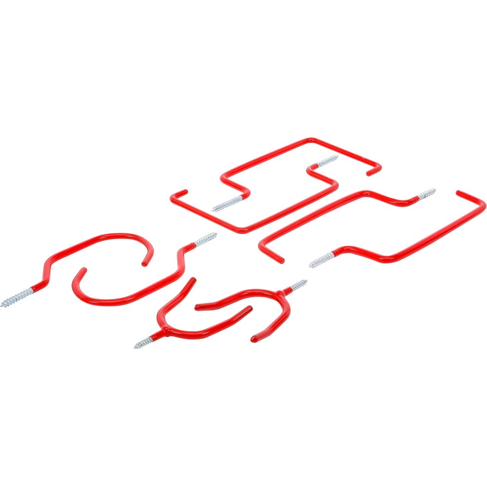 Wand- und Decken-Schraubhaken-Sortiment, 8-tlg.