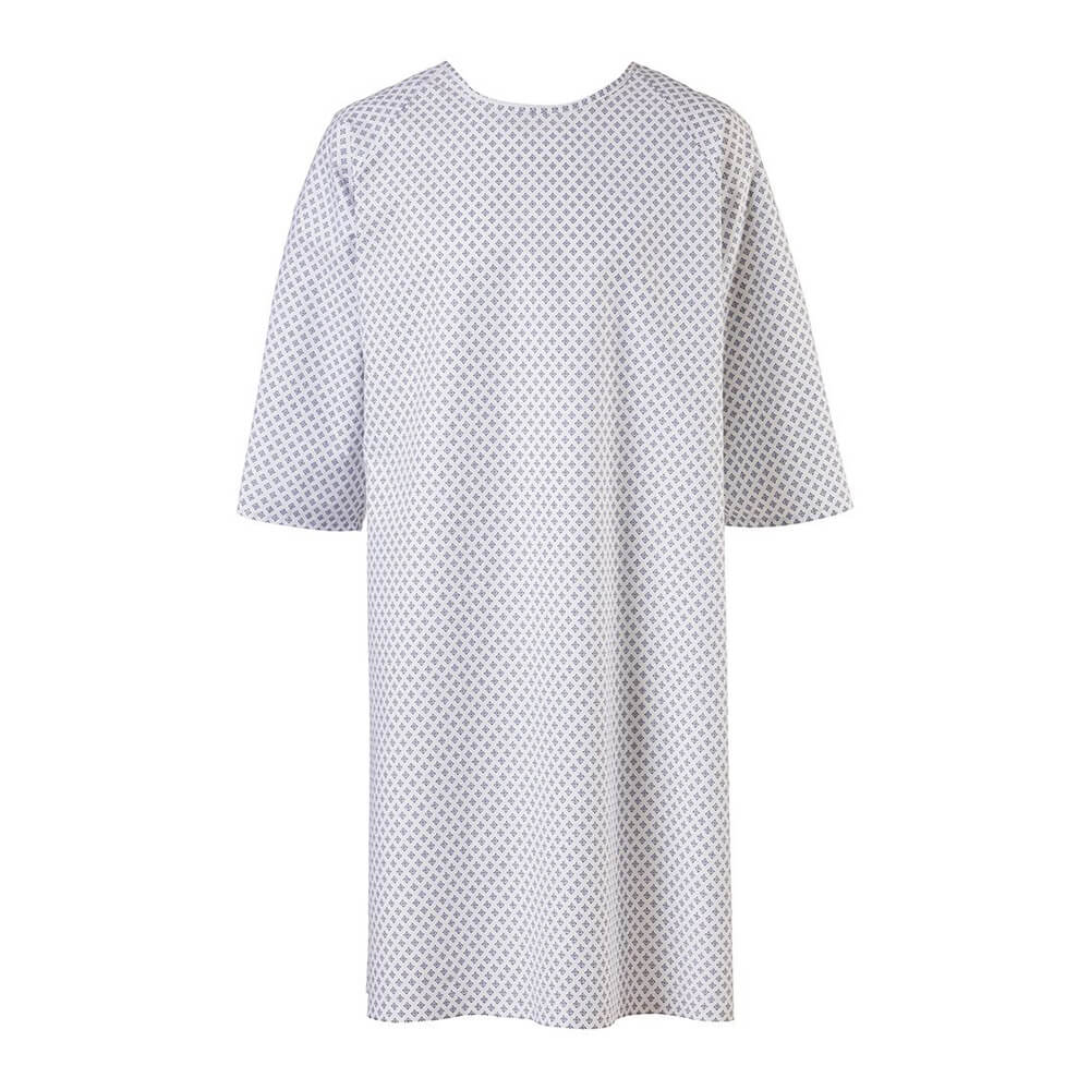 Patientenhemd, unisex, in Einheitsgröße, Farbe weiß