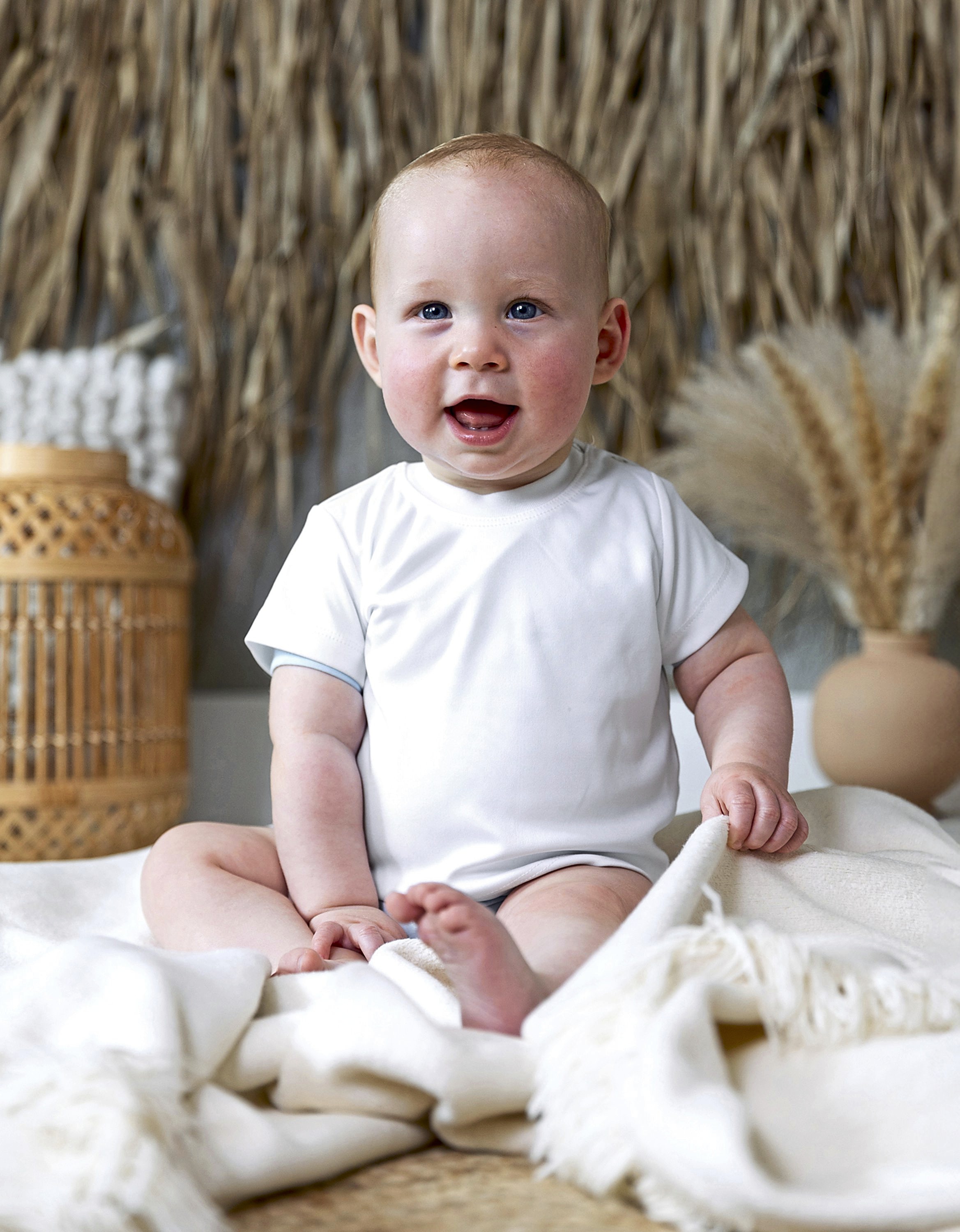 Short Sleeve Baby T-Shirt Polyester