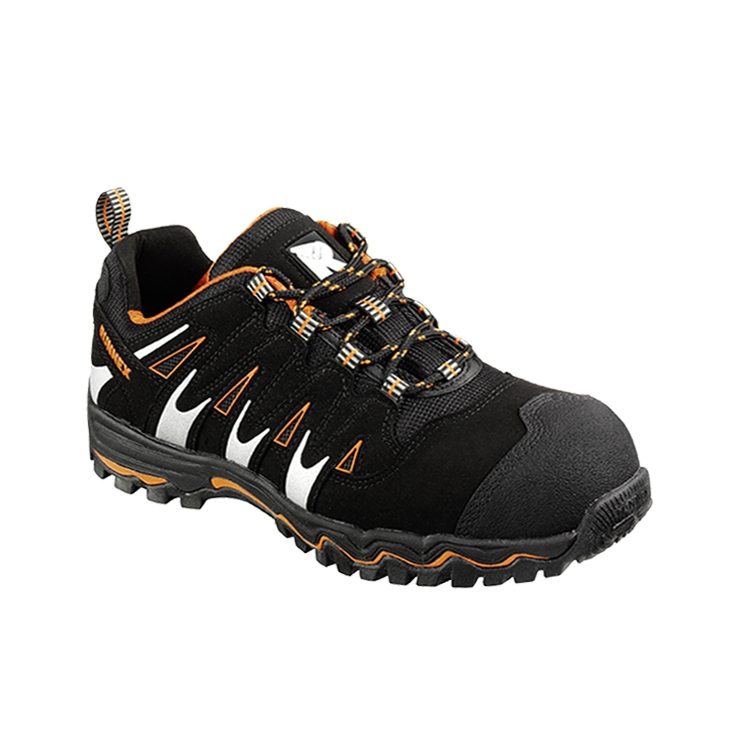 RUNNEX® S1PS-Sicherheitshalbschuhe LightStar schwarz/orange/silber