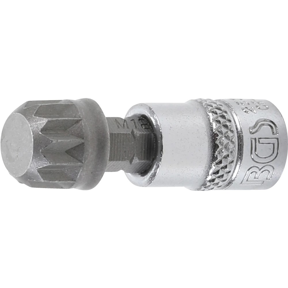 Bit-Einsatz, Antrieb Innenvierkant 6,3 mm (1/4"), Innenvielzahn (für XZN) M12