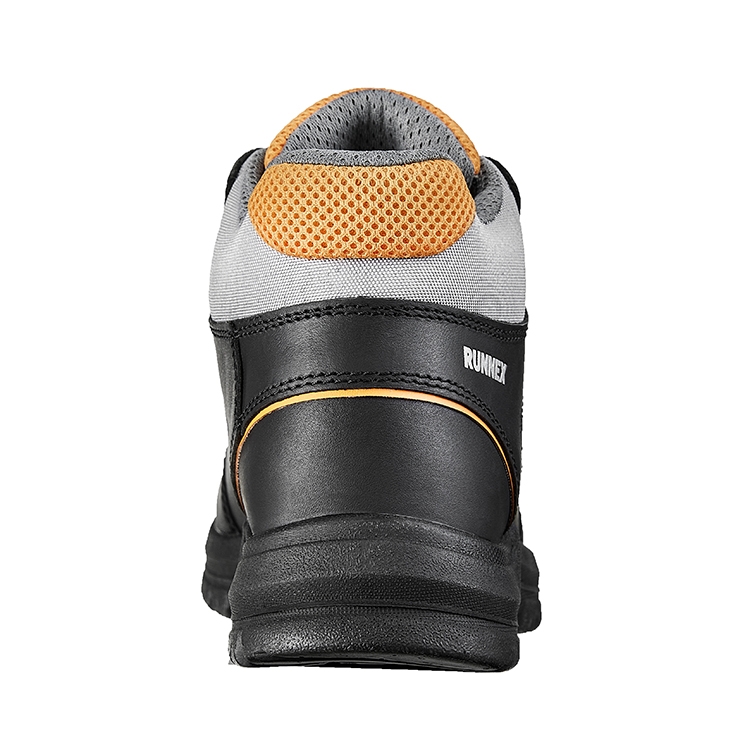 RUNNEX® S3-Sicherheitsschnürstiefel TeamStar schwarz/orange