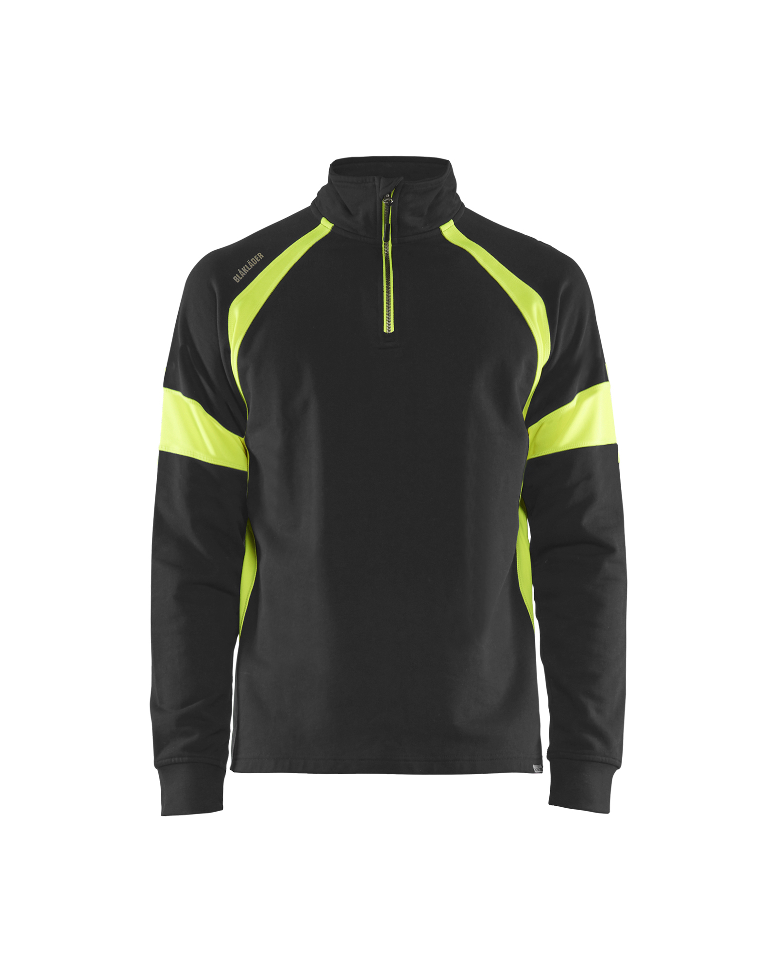 Sweatshirt Half-Zip mit High Vis