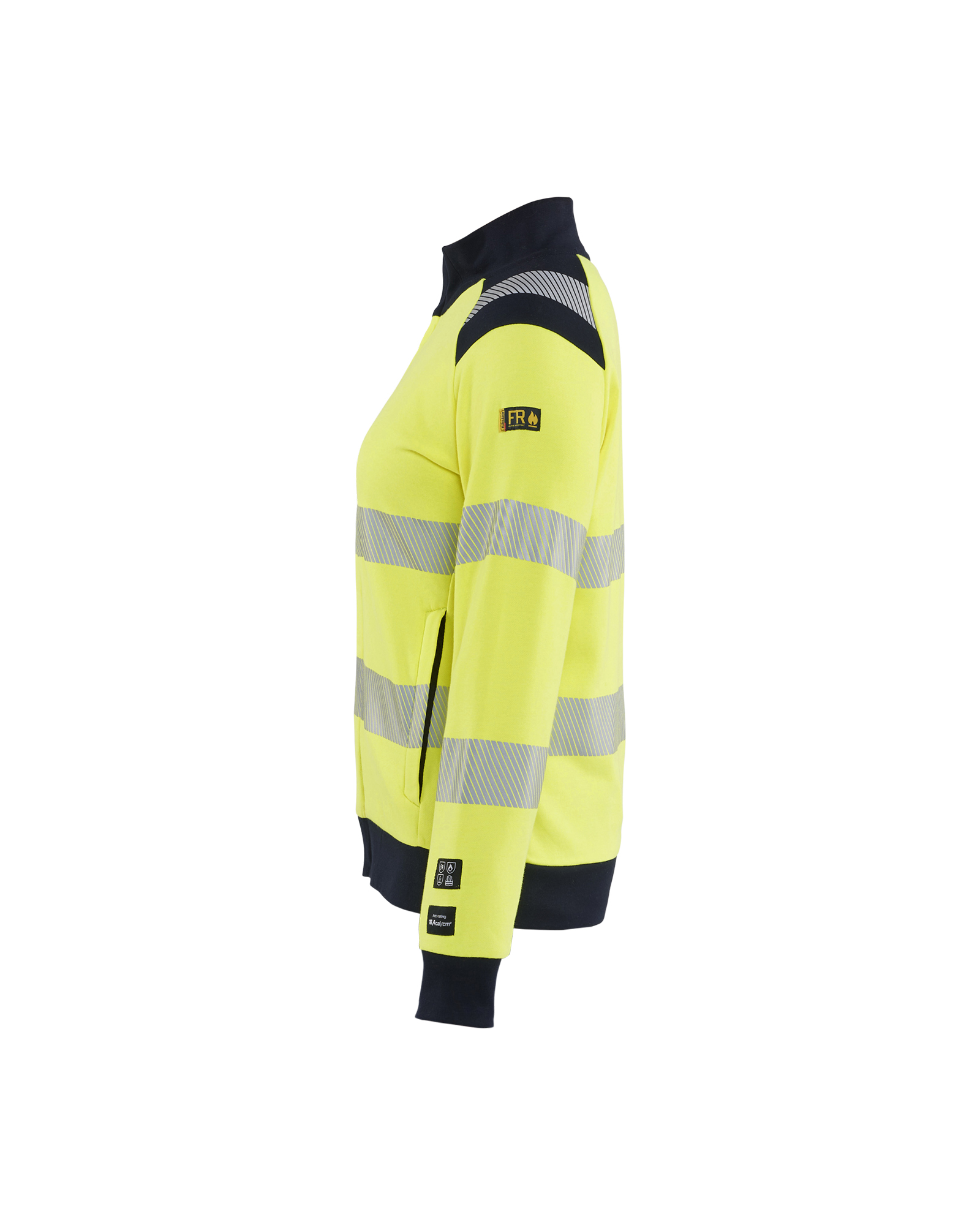 Damen High Vis Multinorm Sweatjacke Inhärent
