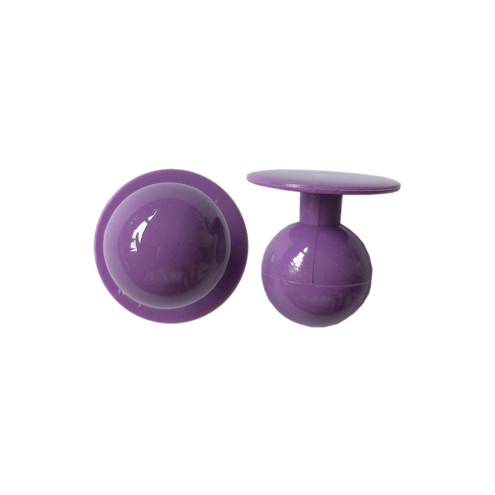 Kugelknöpfe, purple (12 Stück)