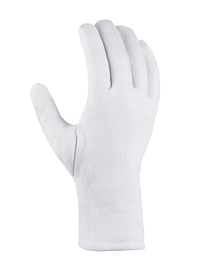 teXXor® Baumwolljersey-Handschuhe SCHWER weiß gebleicht