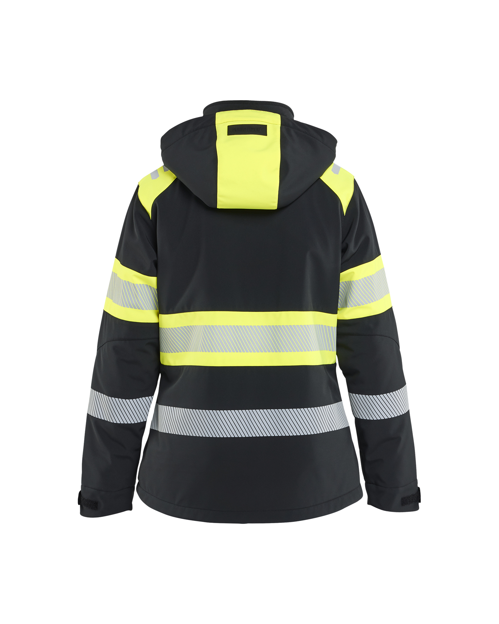 Damen High Vis Softshell Winterjacke leicht gefüttert