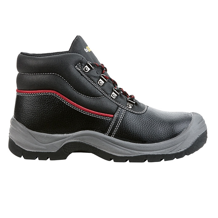 teXXor® S3-Sicherheitsschnürstiefel LE MANS schwarz/rot