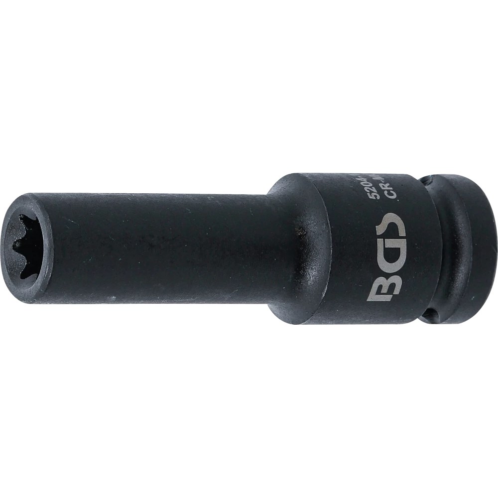 Kraft-Steckschlüssel-Einsatz E-Profil, tief, Antrieb Innenvierkant 12,5 mm (1/2"), SW E12