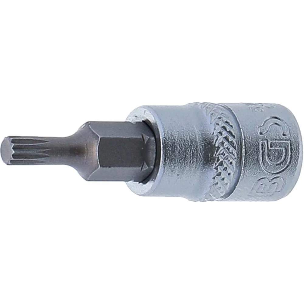 Bit-Einsatz, Antrieb Innenvierkant 6,3 mm (1/4"), Innenvielzahn (für XZN) M4