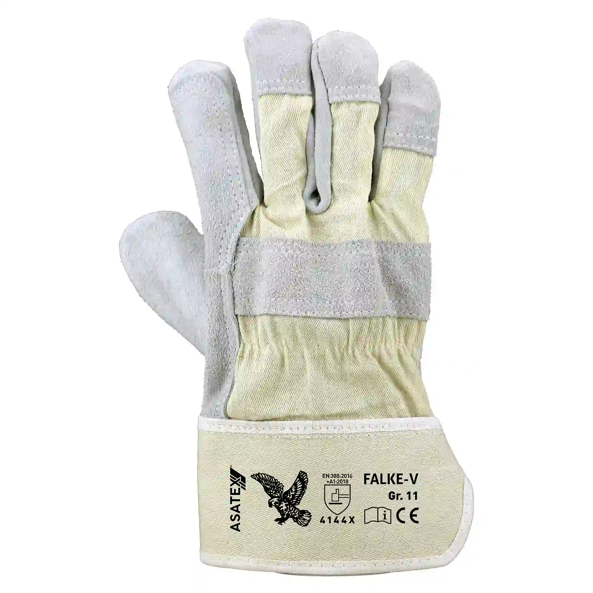 Rindspaltleder-Handschuh FALKE-V