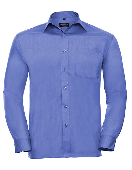 Hemd – Men's Long Sleeve Classic Polycotton Poplin Shirt