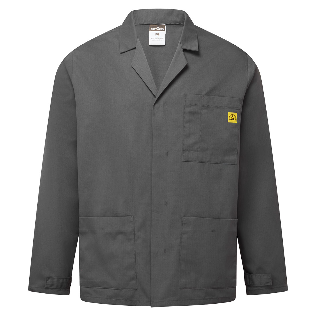 Antistatische ESD-Laborjacke