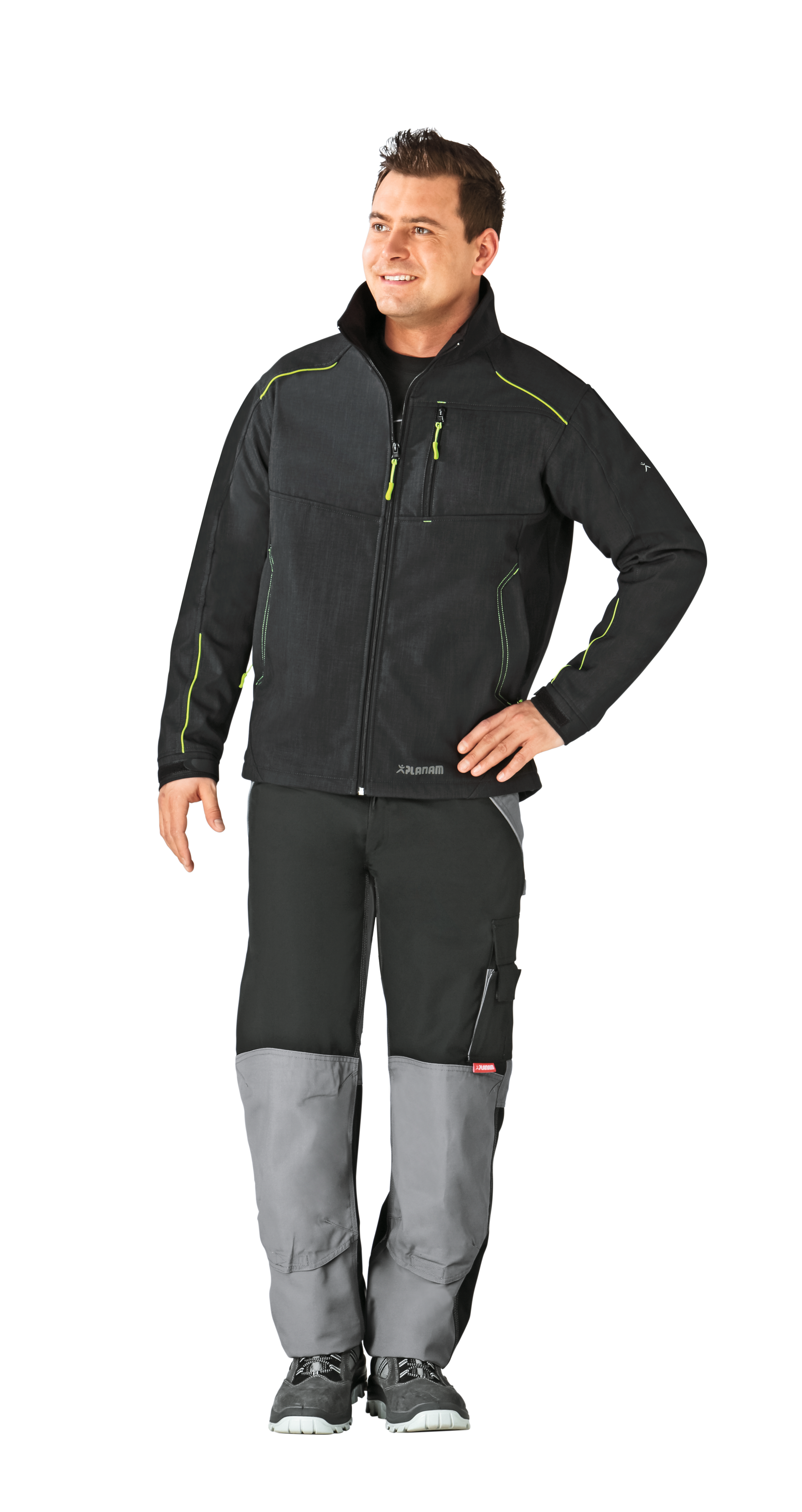 PLANAM Neon Softshelljacke Outdoor