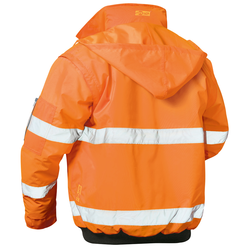Warnschutzpilotjacke-Orange Tom