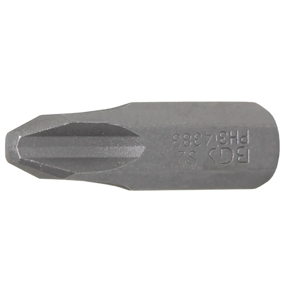 Bit, Länge 30 mm, Antrieb Außensechskant 8 mm (5/16"), Kreuzschlitz PH3