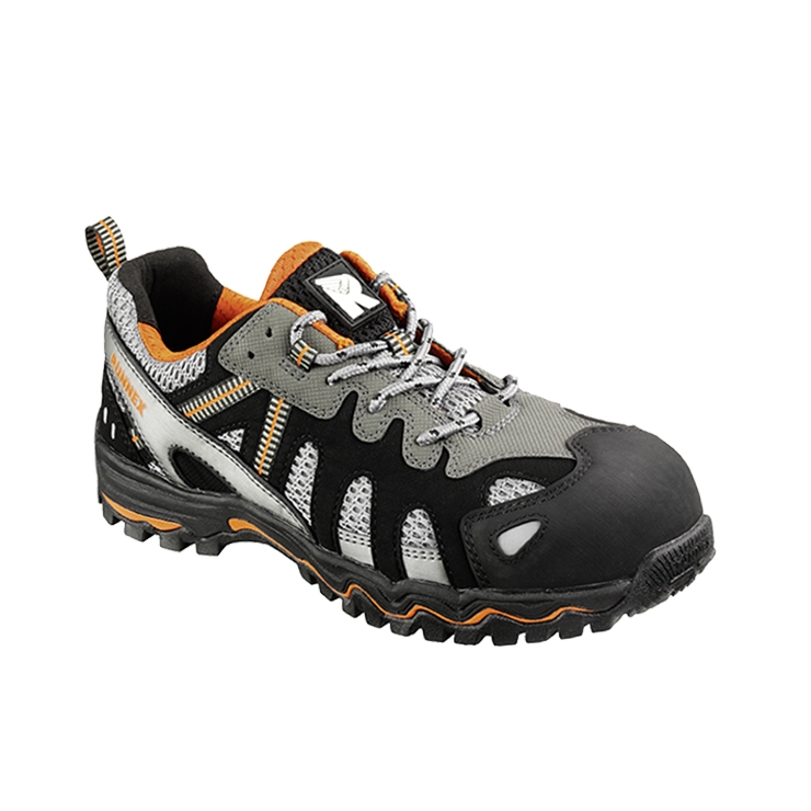RUNNEX® S1-Sicherheitshalbschuhe LightStar schwarz/grau/orange