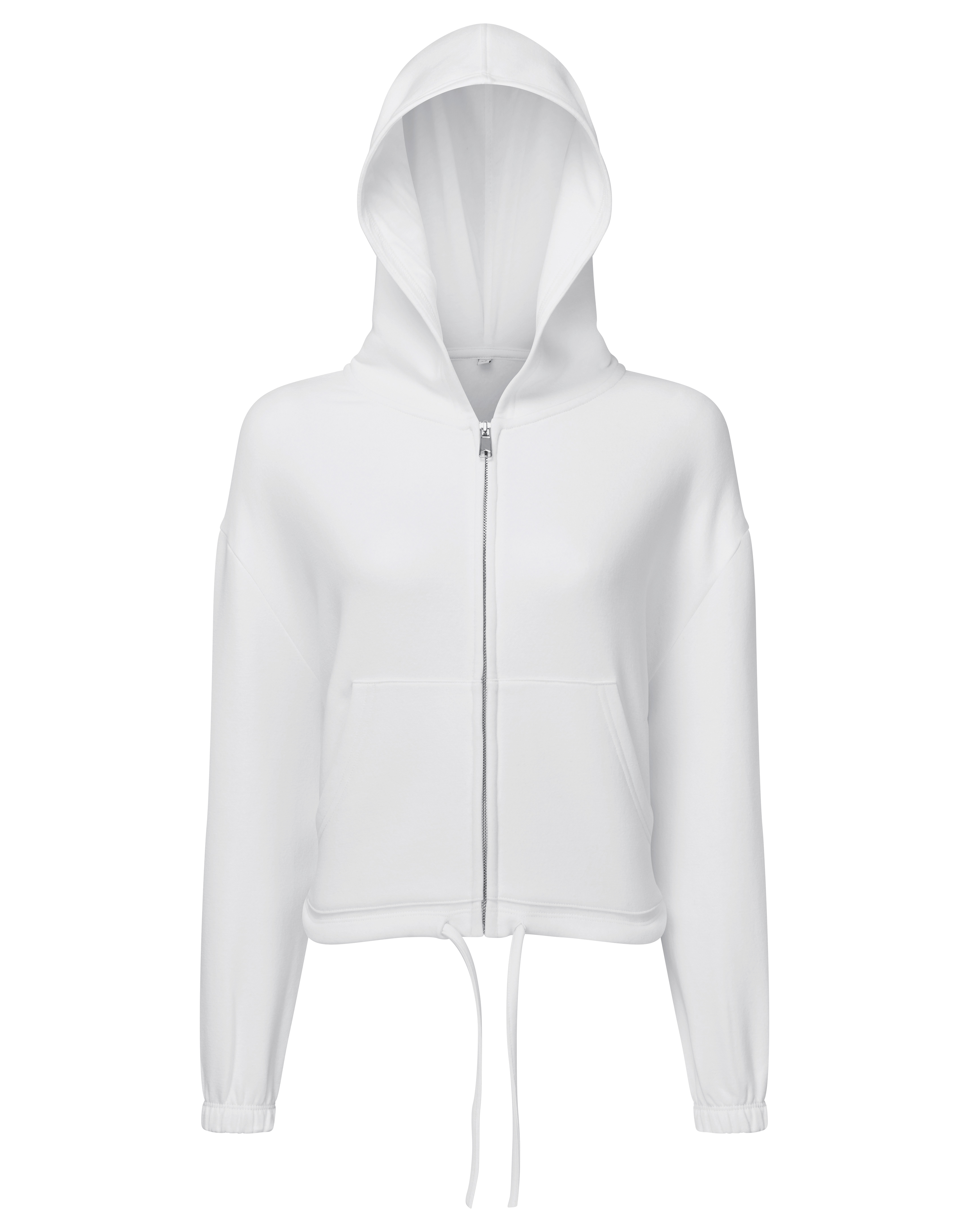 Women´s Recycled Drawstring Full-Zip Hoodie