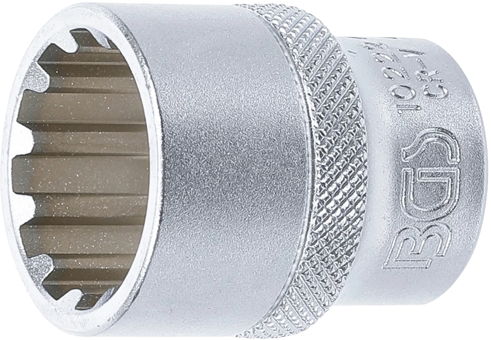 Steckschlüssel-Einsatz Gear Lock, Antrieb Innenvierkant 12,5 mm (1/2"), SW 22 mm