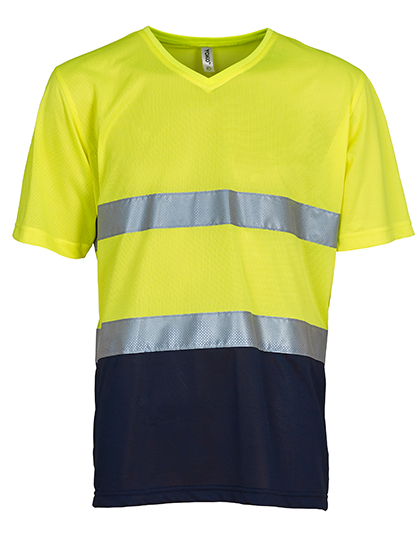 Hi-Vis Top Cool Super Light V-Neck T-Shirt