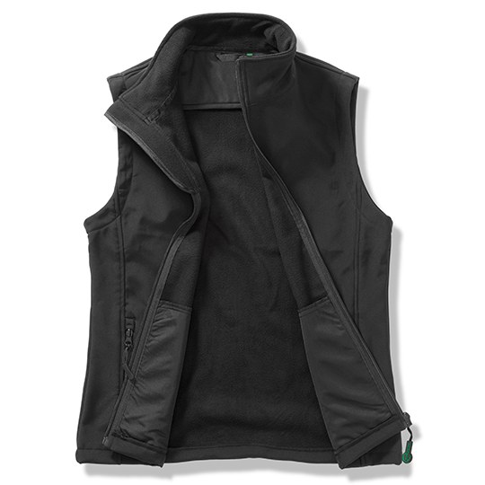 Women´s Printable Softshell Bodywarmer with Recycled Fleece Inner