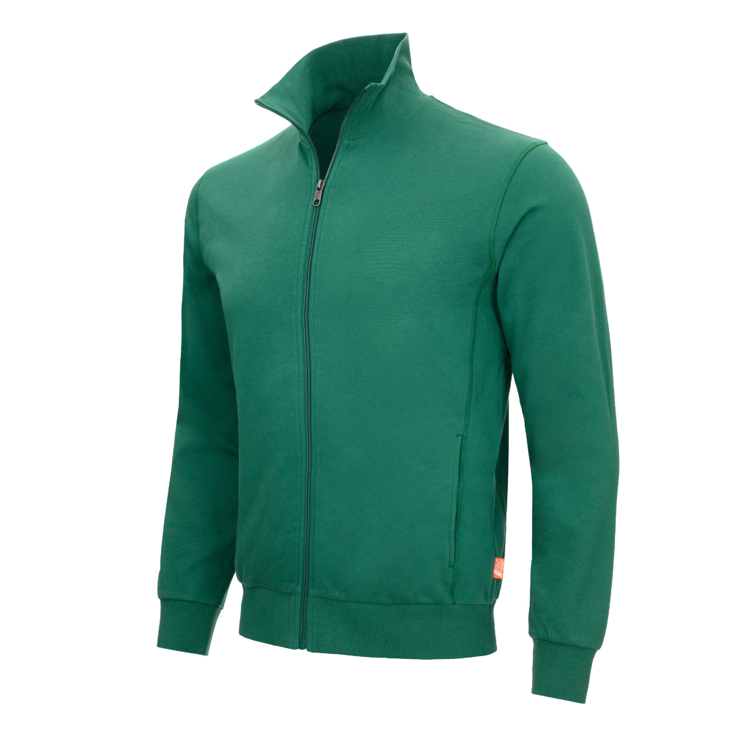 Sweatjacke MOTION TEX LIGHT grün / uni