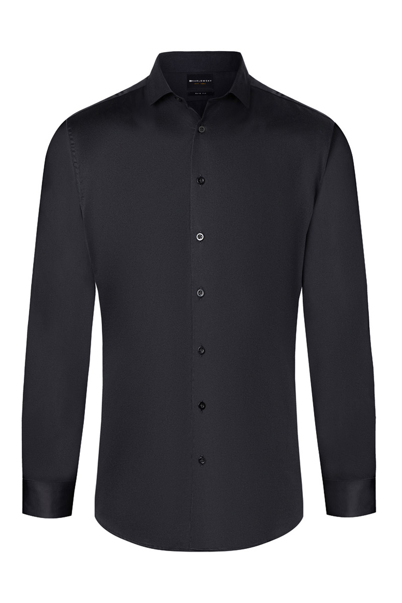 Langarm Herrenhemd Active-Stretch in Slim-Fit