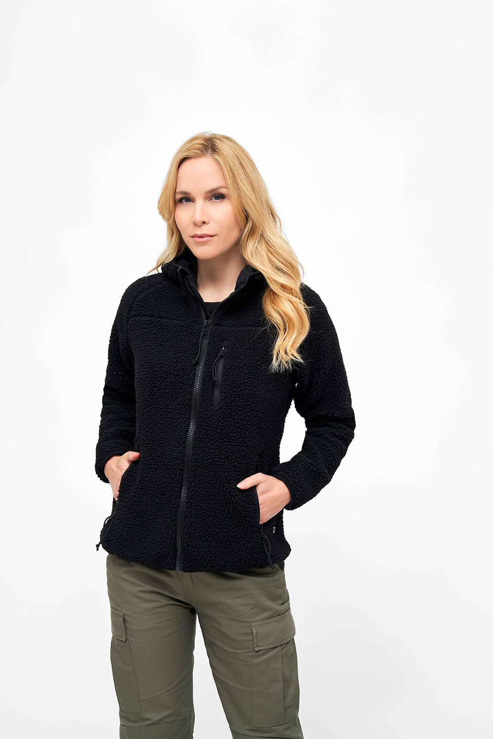 Women Teddyfleece Jacket Hooded
