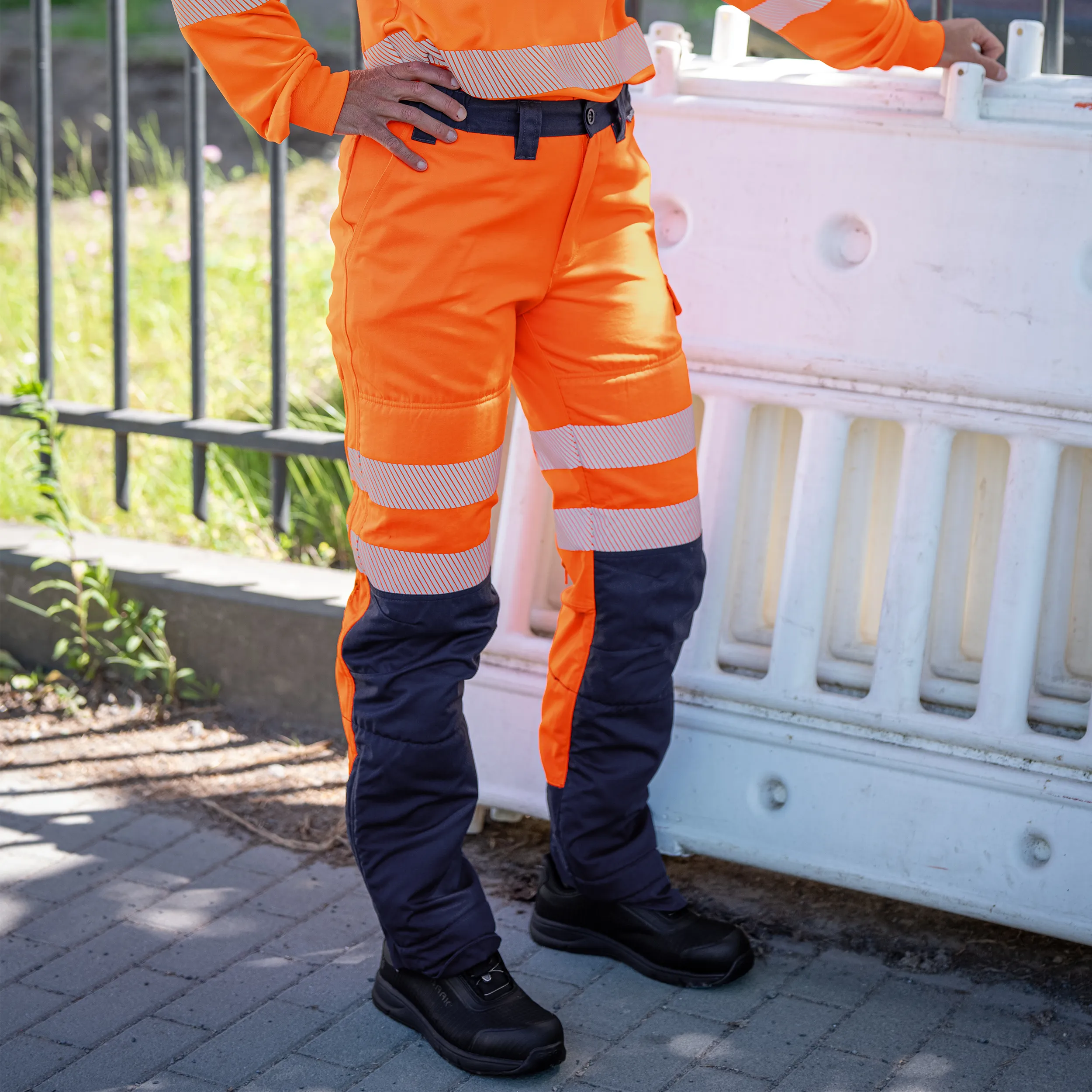 Tencel/Sorona Freischneiderhose "Allround-Warnschutz" mit Prall- & Zeckenschutz