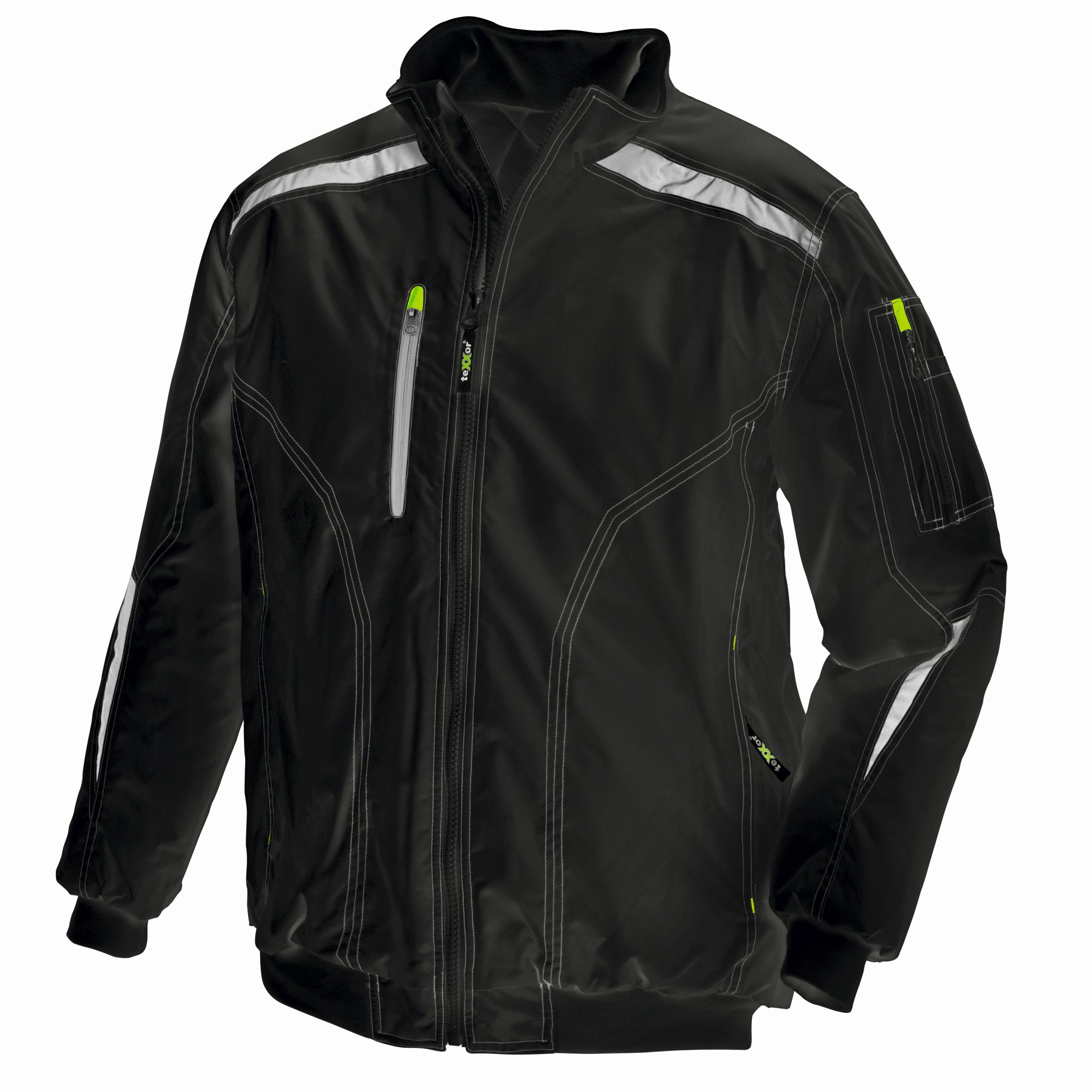 teXXor® Wasserdichte Piloten-Jacke FJORD schwarz