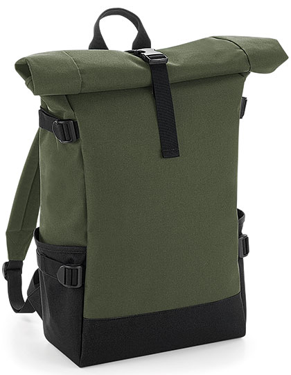 Tasche – Block Roll-Top Backpack