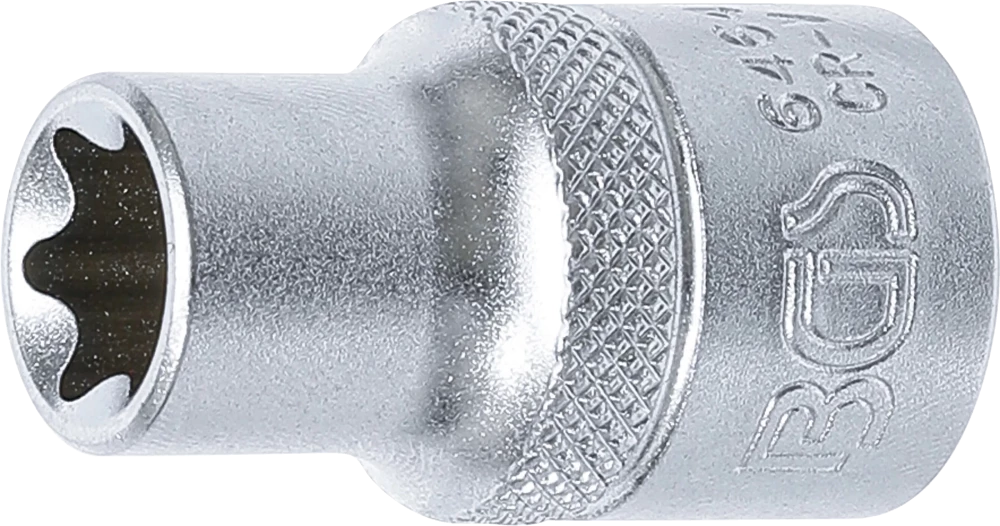Steckschlüssel-Einsatz E-Profil, Antrieb Innenvierkant 12,5 mm (1/2"), SW E14