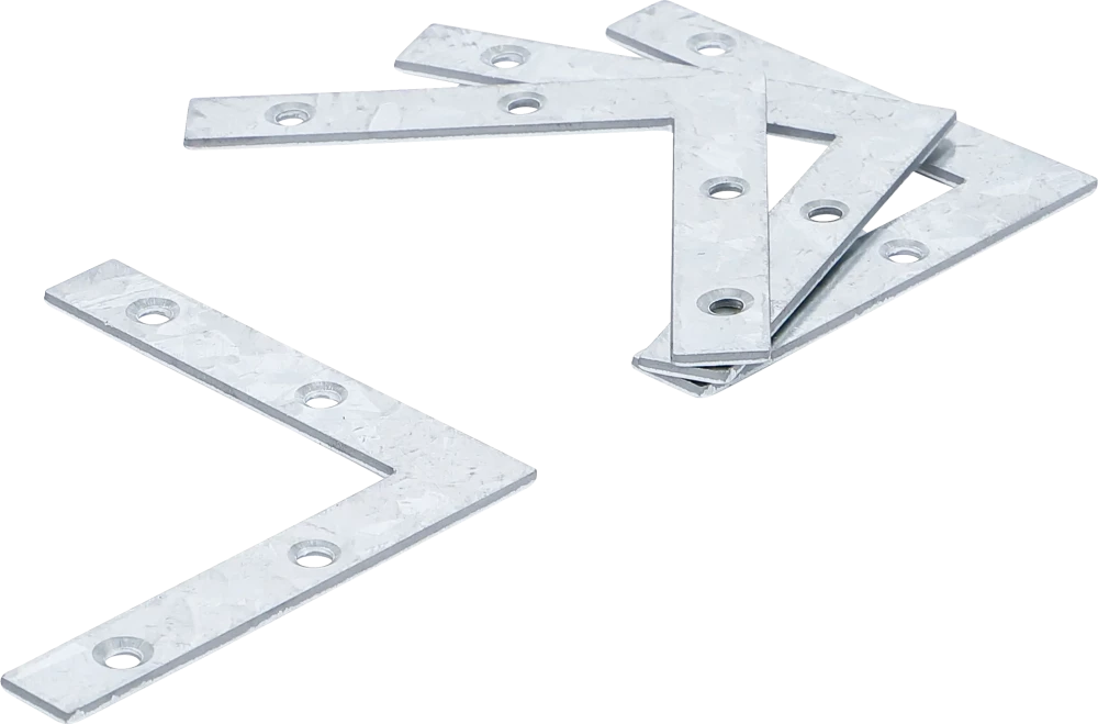 L-Winkel, 75 x 75 x 12 mm, 4-tlg.