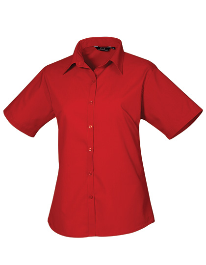 Bluse – Women´s Poplin Short Sleeve Blouse
