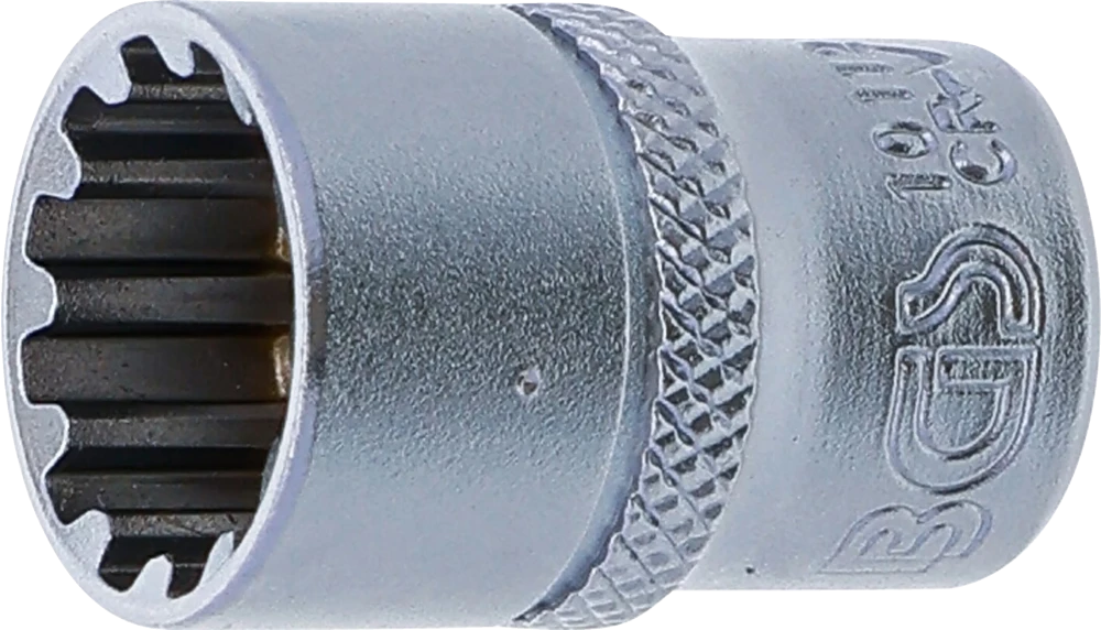 Steckschlüssel-Einsatz Gear Lock, Antrieb Innenvierkant 6,3 mm (1/4"), SW 12 mm